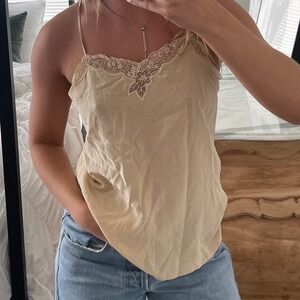 Vintage 90s Liz Claiborne Spaghetti Strap Lace Cami